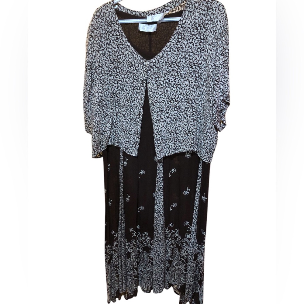 Vintage Jeune Jeaunesse Dress , 2 piece Large